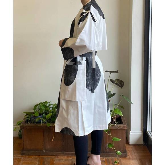 NEW MATTHILDUR canvas coat in lunar print - Picture 2 of 3